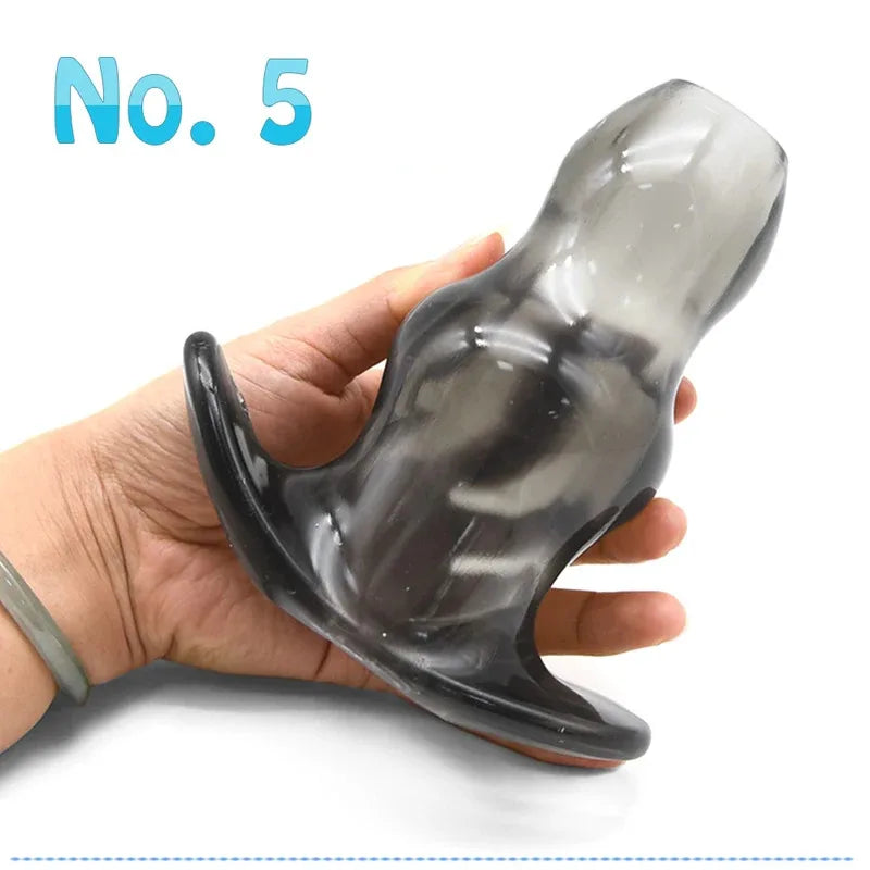 Sex Toys For Woman Men Gay Adult Products Hollow Dildo Anus Butt Plug Anal Dilator Enema Prostate Massager