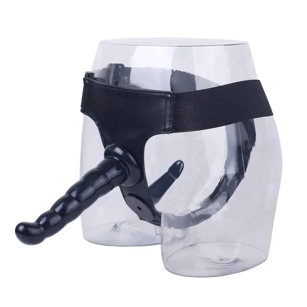 Strap on Realistic Double Dildo Female Chastity Belt  Men Women Gay Dildos Strapon Harness Belt Adult Games Lesbian