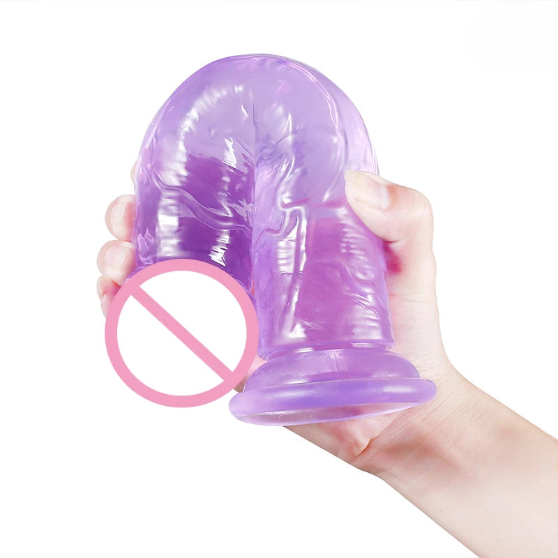 Dildos Sex Toys Dick Cheap Soft Female Vagina Clitoris Anal Masturbators Penis with Suction Cup 5 Colors Consolador Dildo Gode