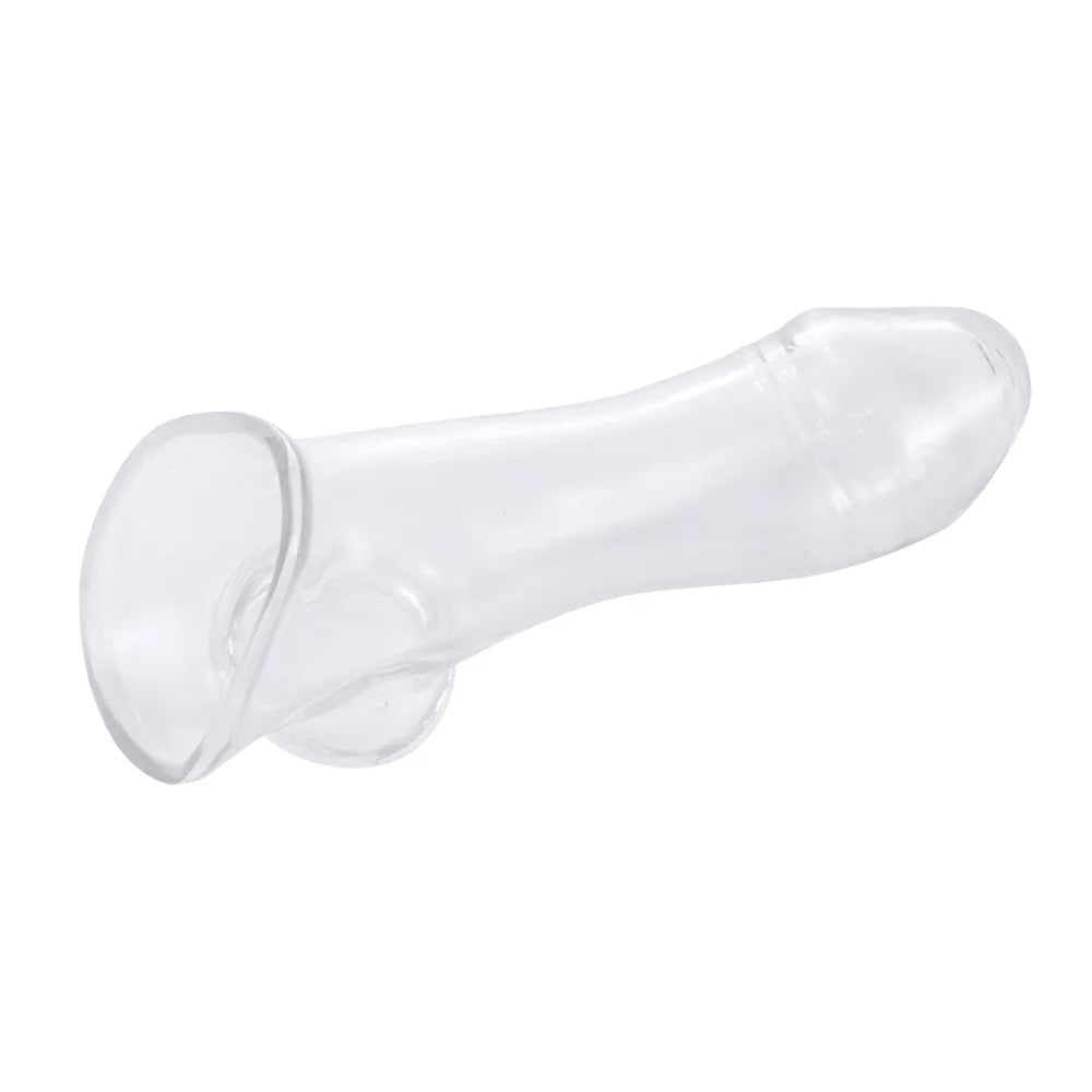 Male Masturbator Penis Delay Sleeve Erectile Enhancer High Elastic and Safer Condoms Sex Toy for Couple Erotic Sex Toys