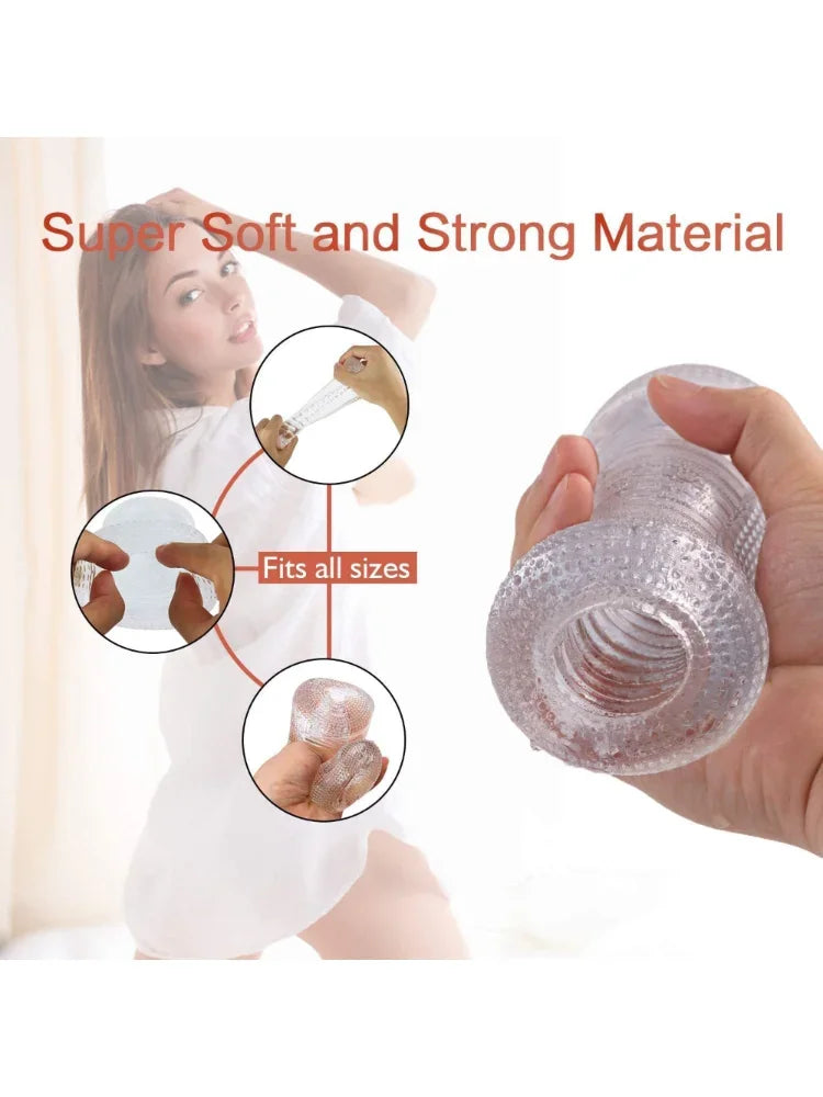 Sex Toys for Men Portable Male Masturbator Cup Glans Endurance Exercise Artificial Vagina Pussy Masturbstor for Men Sexmachine