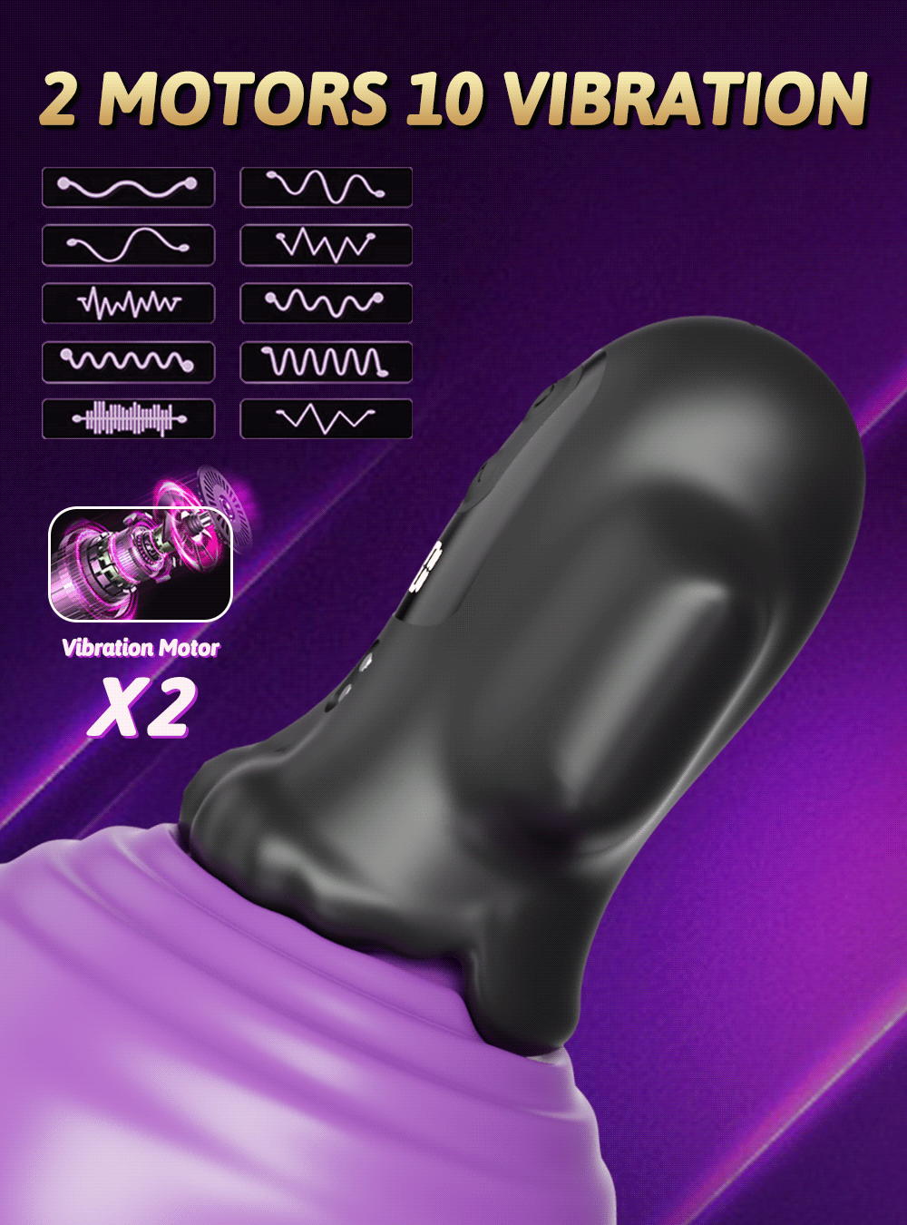 Male Sex Toy Masturbator Vibrator for Men Penis Training Delay Ejaculation Glans Training Penis Endurance Adult Products