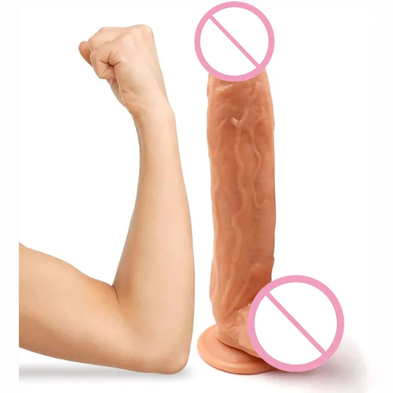 11 inch Black Huge Dildo Phallus Large Realistic Dildos Silicone Penis With Suction Cup G Spot Stimulate Toys For Woman Gay