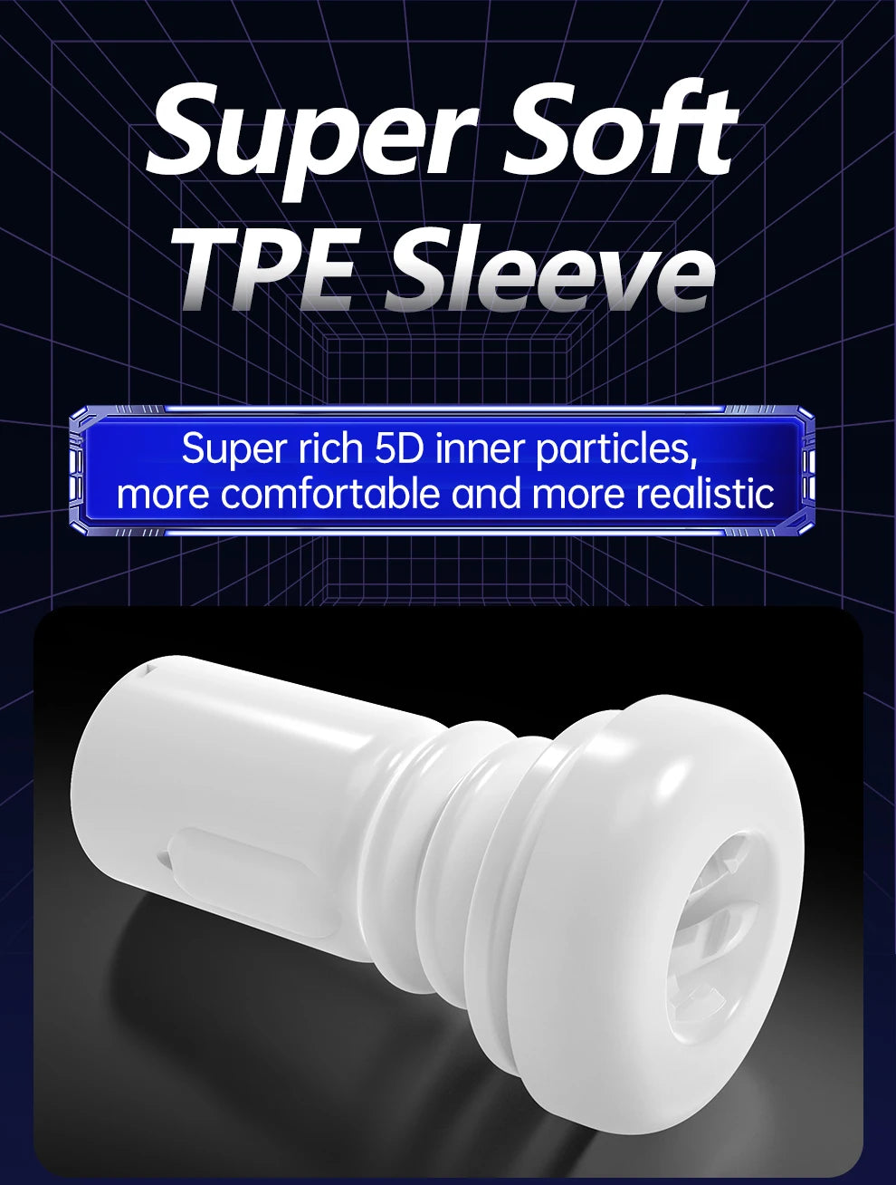 DRY WELL Sex Toys for Men Penis Pump - Male Masturbator Stroker with 3 Thrusting & 9 Vibration Adult Toys, Pocket Pussy for Men