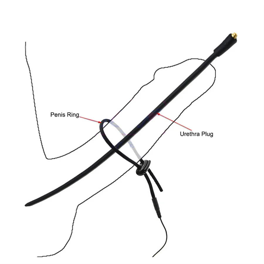 Male Masturbator Electro Shock Horse Eye Stick Medical Stimulator Adult Supply Sex Toys For Men Urethral Dilation Extender Plug