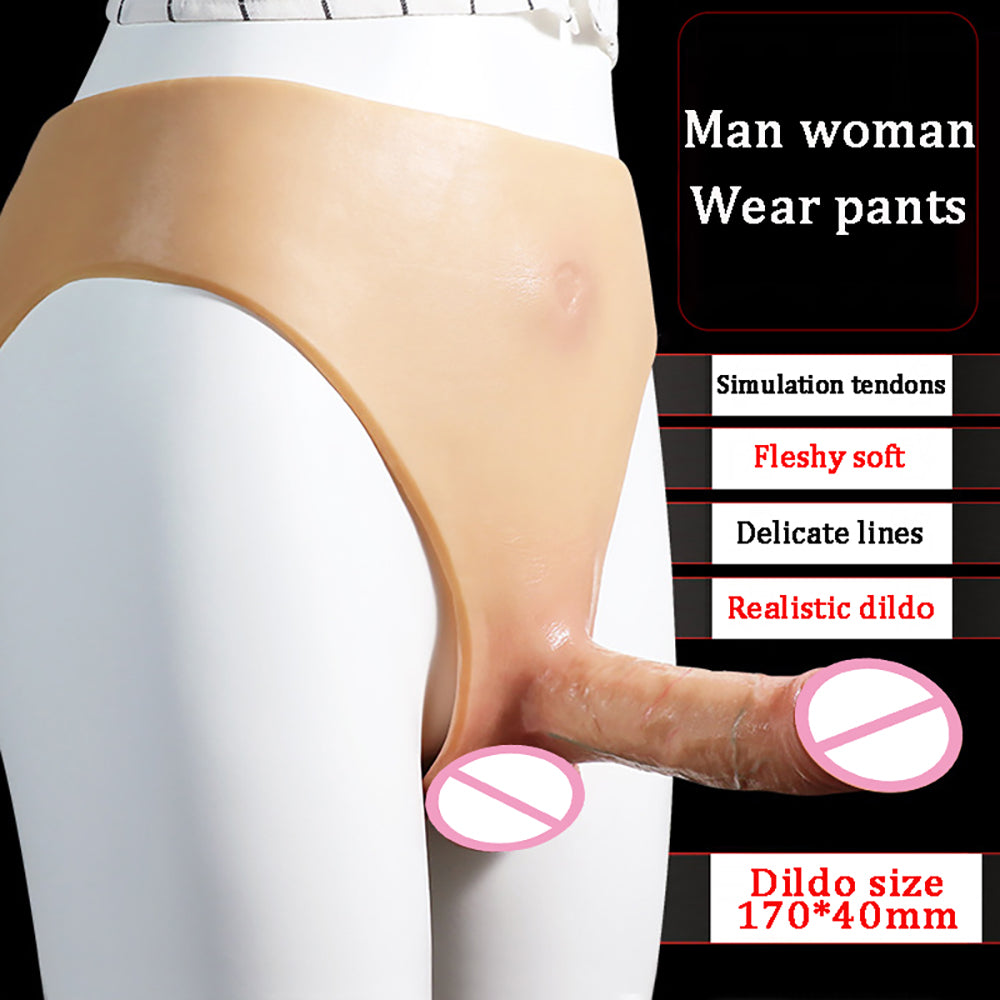 Ultra Realistic Dildos for Women Men Liquid Silicone Pants With Dildo Solid and Hollow Cock Lesbian Strapon Sex Toys For Couples