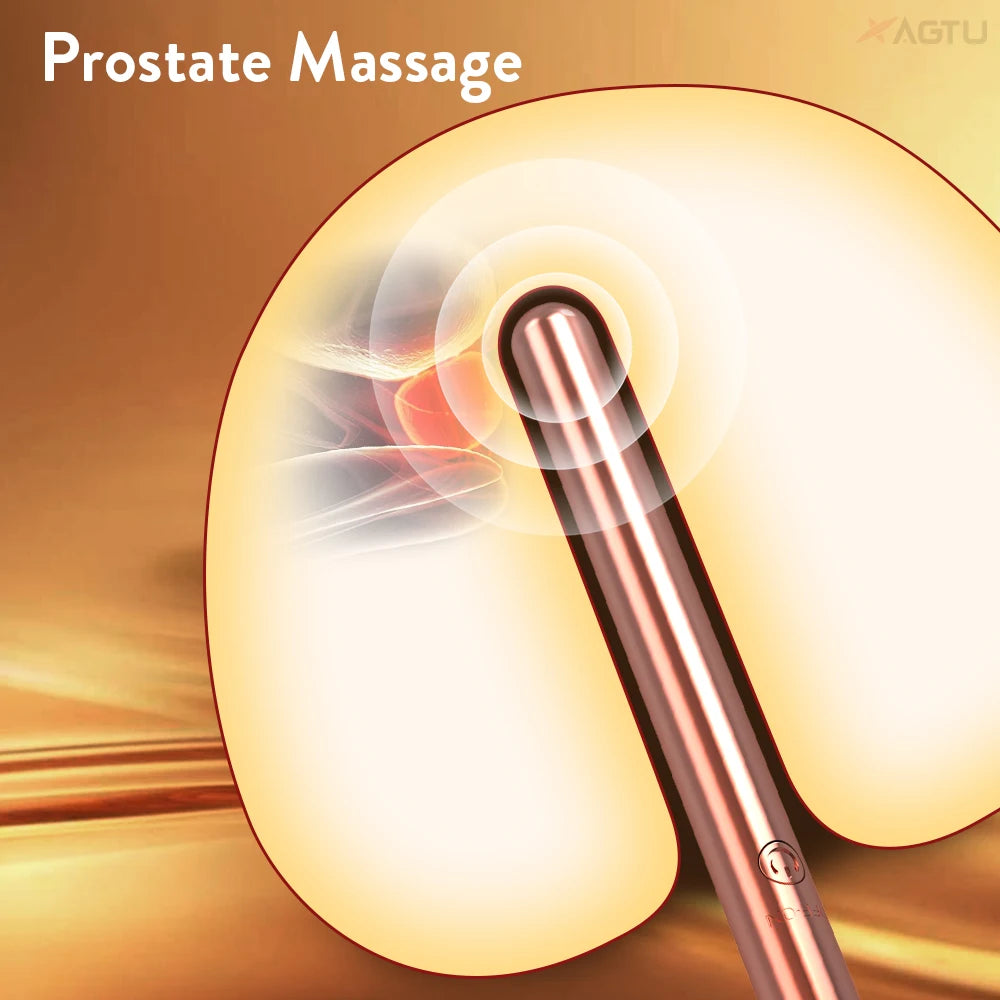 Sex Toys Anal Vibrator Male Prostate Massager Vibrating Butt Plug Stimulator for Men Gay Anal Sex Toys for Beginner Adult Goods