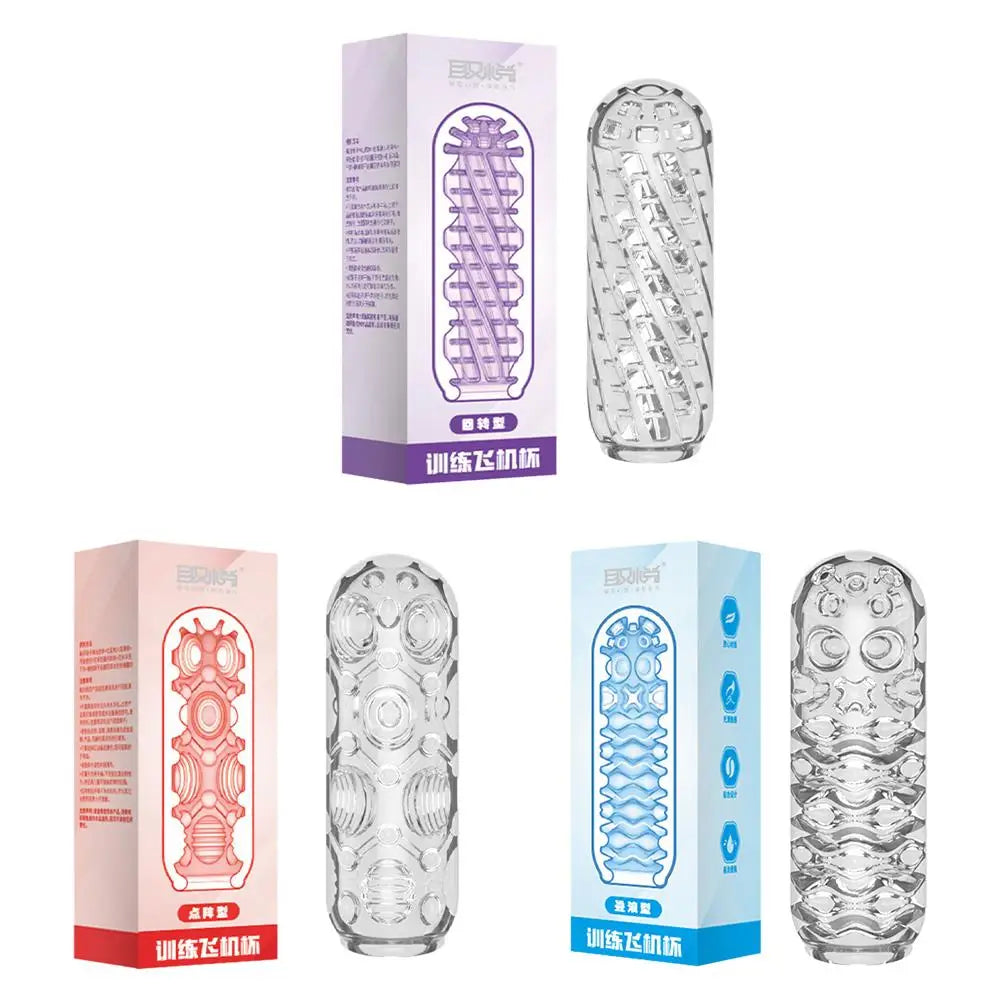 Masturbation Cup for Men Penis Massage Pussy Blowjob Toy Sexy Pocket Vagina Soft Male Exercise Adult Goods 18+