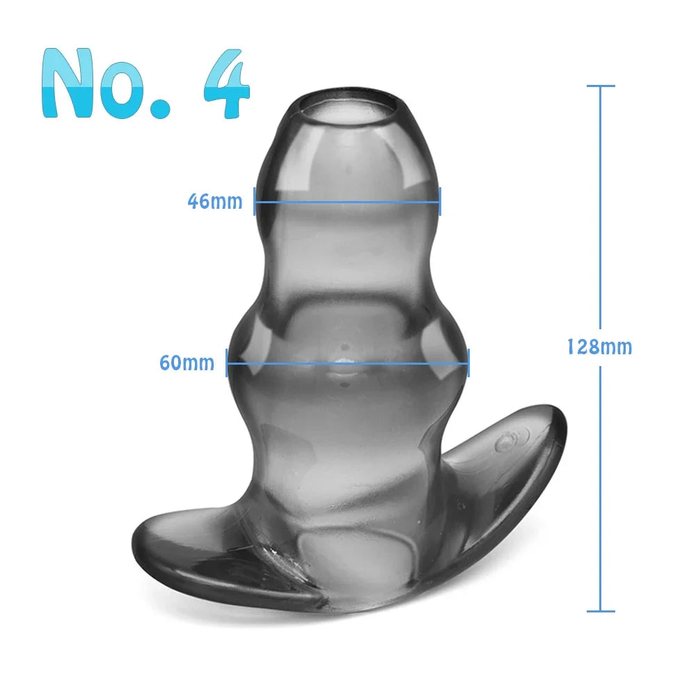 Sex Toys For Woman Men Gay Adult Products Hollow Dildo Anus Butt Plug Anal Dilator Enema Prostate Massager