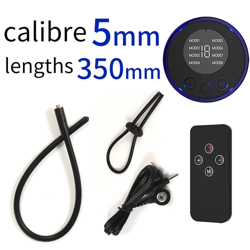 Sex Toy for Men Horse Eye Stick Stimulation Urethral Plug Urethra Beads Electro Shock Stimulation Male Masturbator Extender Plug