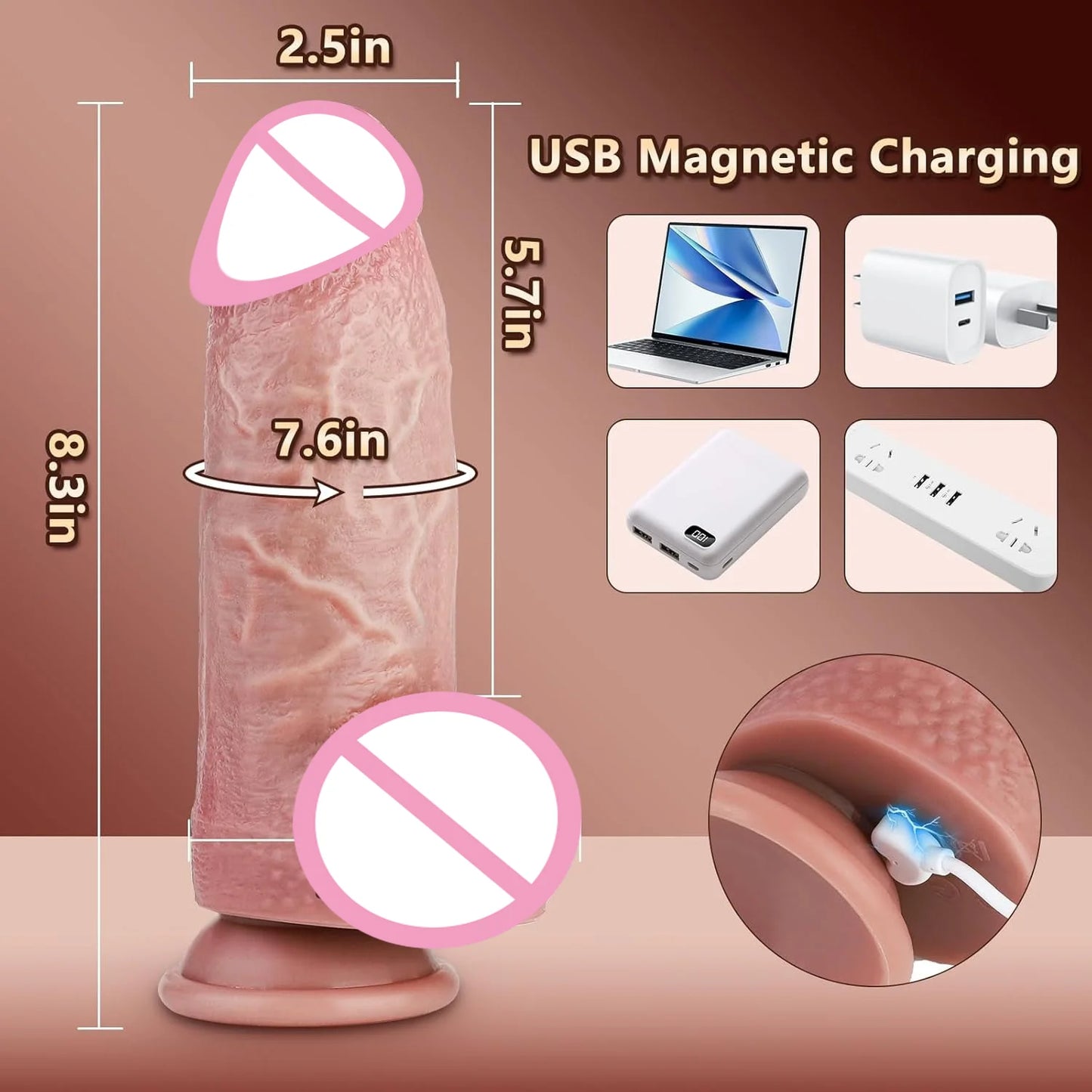 Realistic Dildo Vibratior Toy For Women Masturbation Telescopic Penis Penetration Anal Vibration Big Dick Dildos Adult Sex Toys