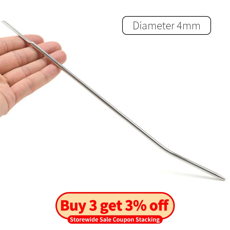 Adult Sex Toys For Men Penis Plug Stretching Male Private Goods Smooth Head Stainless Steel Catheters Urethral Sounds Dilators