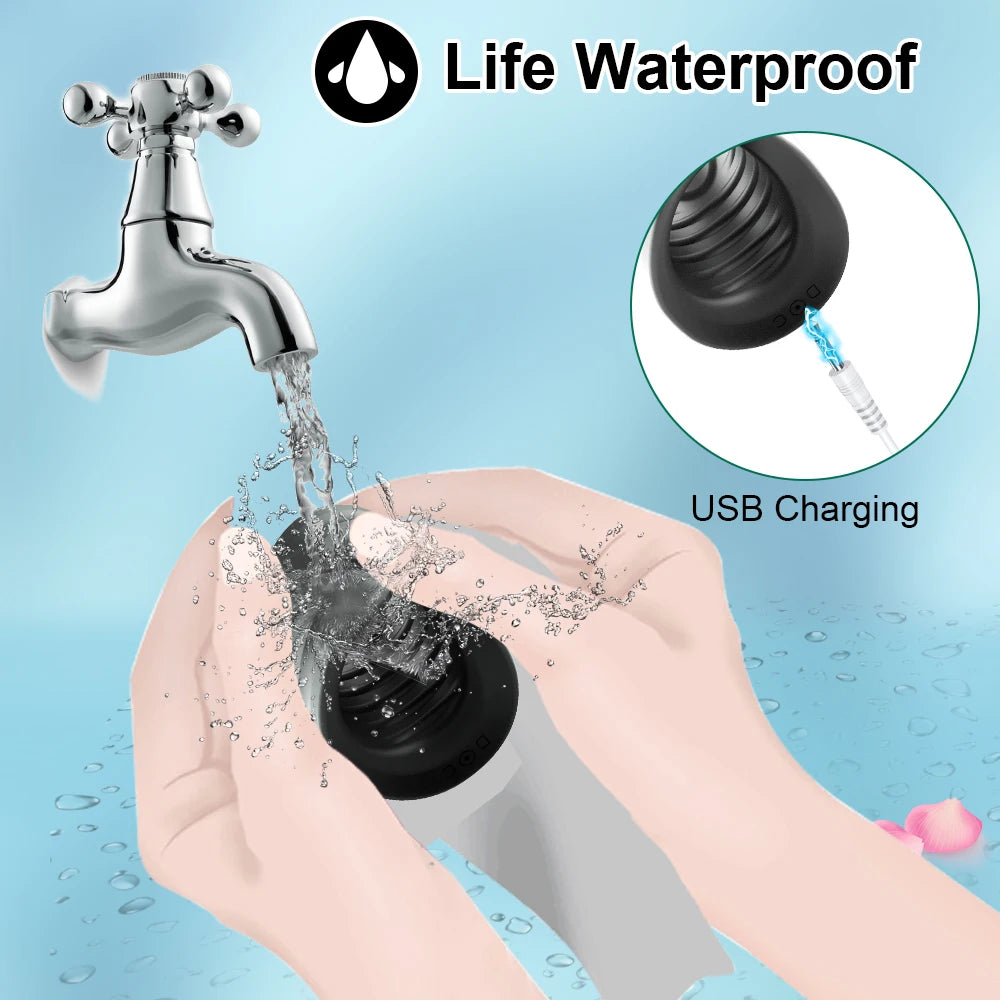 Sex Toys for Men Male Masturbator APP Penis Training Vibrator Vibrating Sex Toy Strokers Glans Trainer Stimulator Sex Machine 18