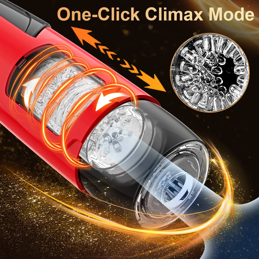 Sex Toys for Men Male Masturbator Automatic Telescopic Masturbators Cup Thrusting for Penis Stimulation Pussy Male Stroker Adult