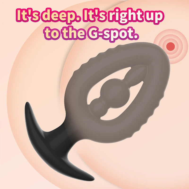 New Trend Wearable Anal Plug P Spot Stimulator Prostate Massage Fake Dildo Buttplug Sex Toy For Women Men Anal Dilator Adult 18+