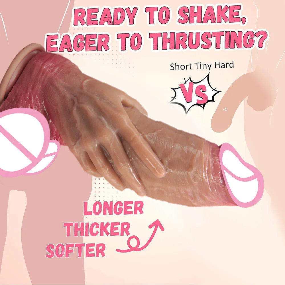 Super Big Dildo Realistic Penis Thick Dick Male Genitals Vaginal Female Masturbator Oversized Dildos Adult Sex Toys for Women