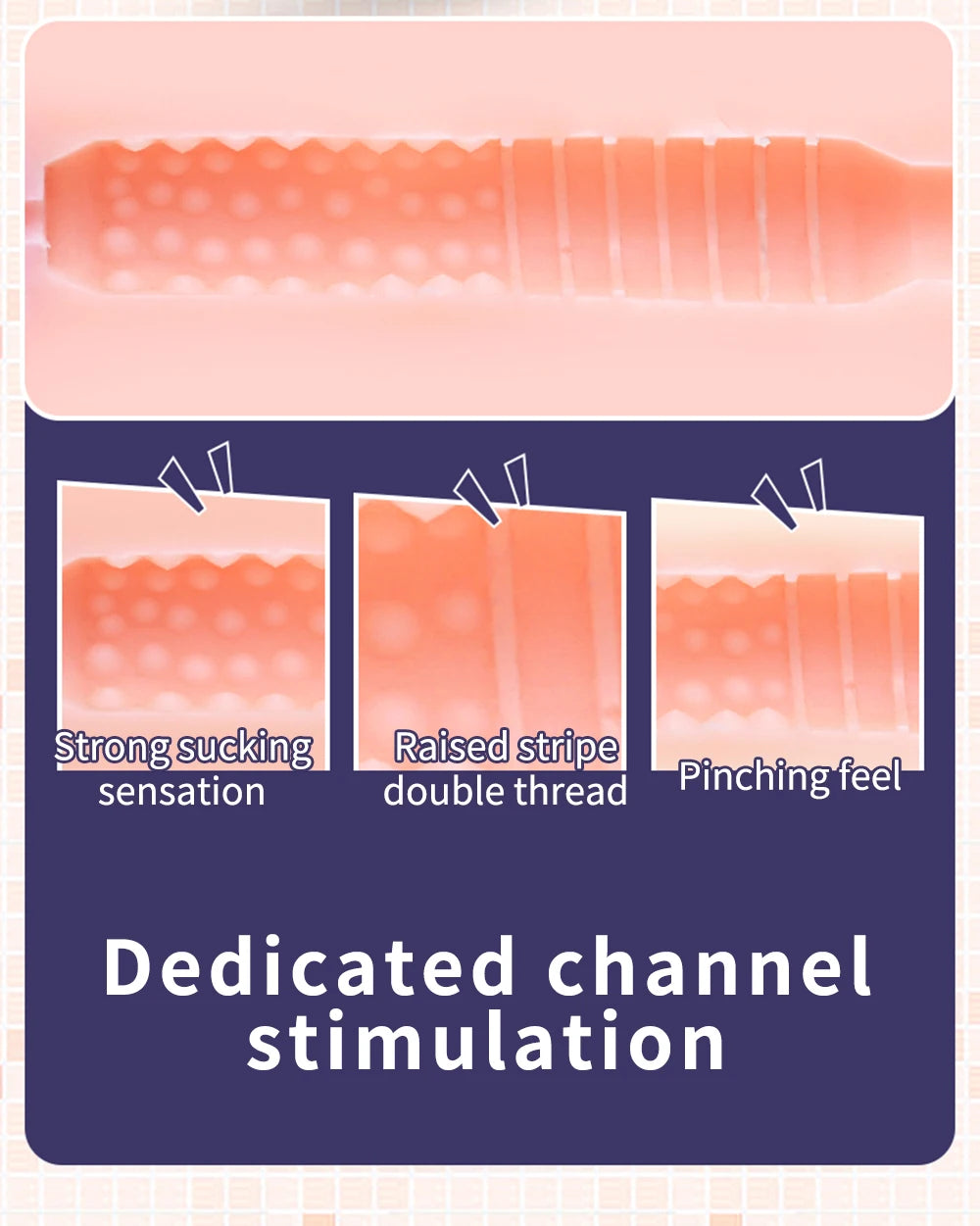 Sexy Sex Toy for Men Realistic Adult Product Male Masturbation Cup Artificial Vagina 3D Manual Pocket Pussy Men’s Masturbator