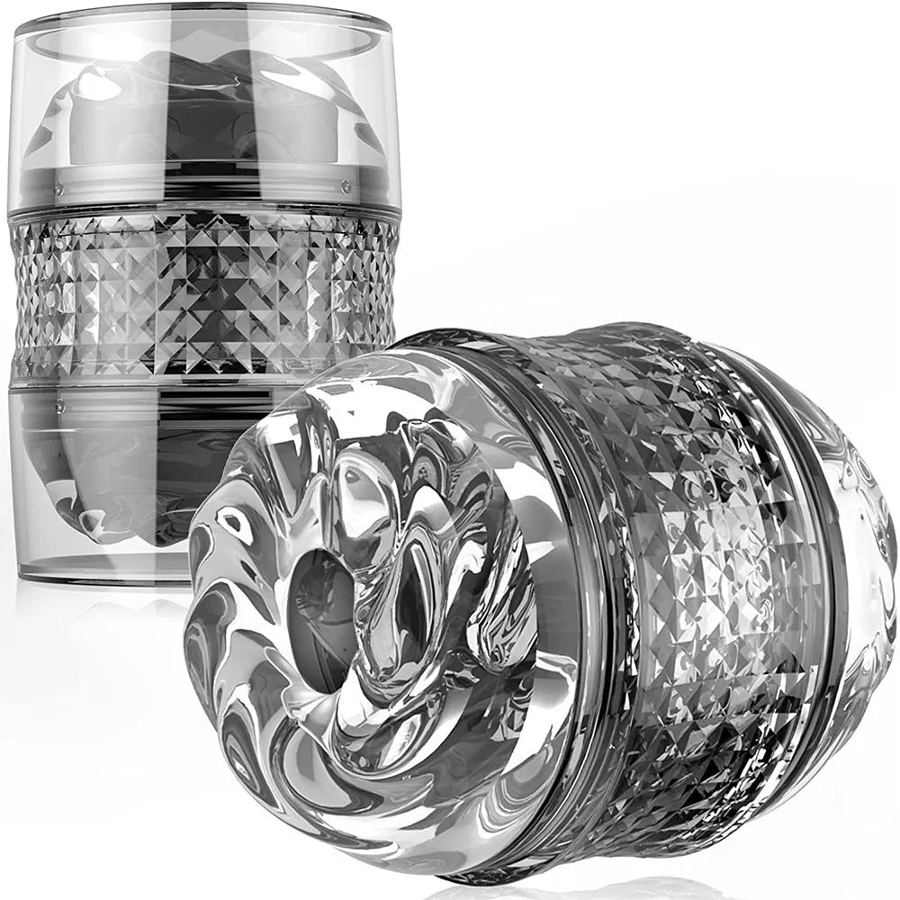 Manual Sucking Male Adult Sex Toys for Men Penis Stroker,Open Ended Male Men's Sex Toy Masturbator Pocket Pussy Sleeve for Men