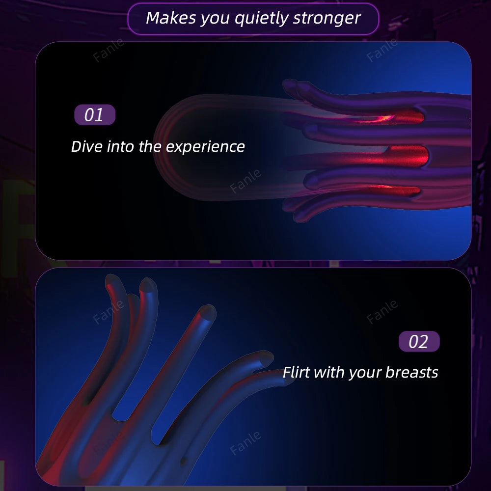 Male Glans Stimulate Massager 10 Modes Penis Delay Trainer Vibrator Rotate Masturbator Automatic Oral Climax Sex Toy For Men