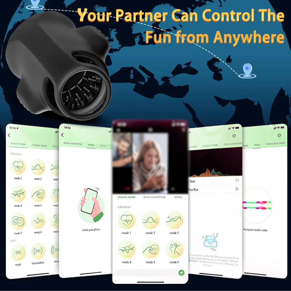 Sex Toys Male Masturbator Penis Vibrator 9 Vibrating & Licking Stroker with App Control 360° Wrapping Adult Sex Toy Sex Machine