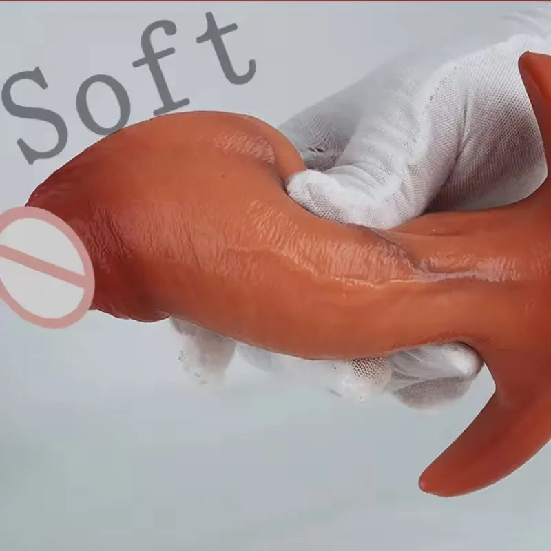 Sex Toys For Men Women Huge Dildo Anus Expansion Silicone Butt Plug Prostate Massager Vagina Big Dick Vibrating Dildo Anal Plug