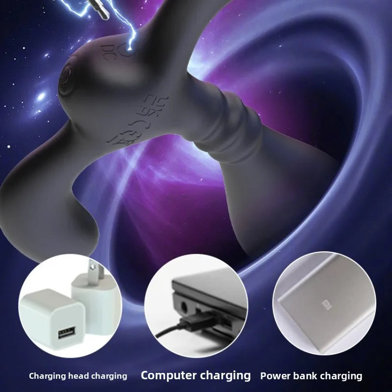 10 Vibrating Ass Plug Modes Sex Toy for Control Men Gay Adult Toys Anal Silicone Anal Vibrator Prostate Massager with Stimulator