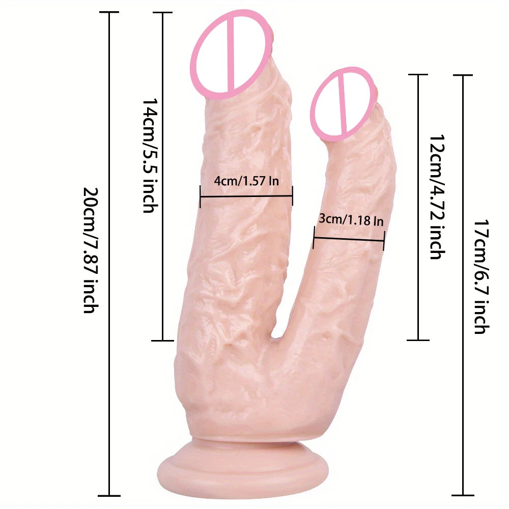 Double Dildos Big Anal Butt Plug for Sex Machine Double Headed Penis for women man couples Huge Dildo Sex Toy