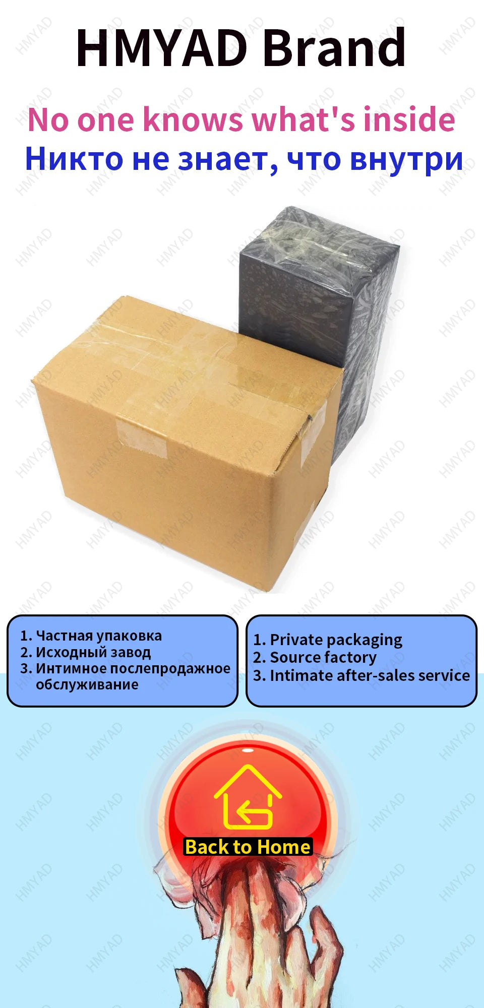 HMYAD Men Masturbator Silicone Sex Toy For Adult 18+ Anal Vaginal Dual Channel Penis Stimulator Massager Pussy Fetish