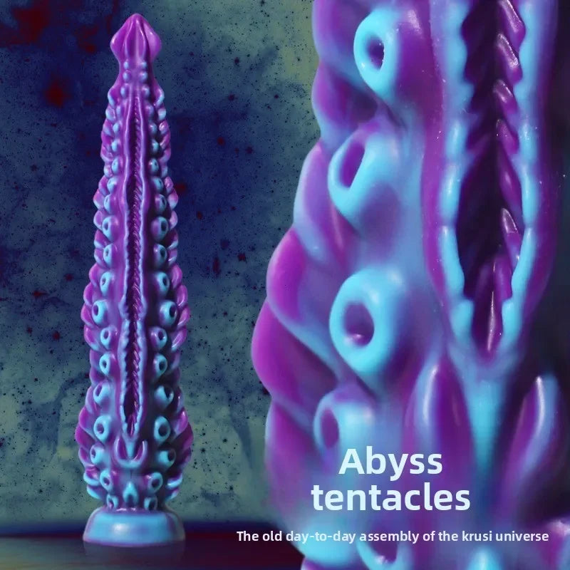 Male Sex Toy Prostate Stimulator with Powerful Suction Cup Giant Monster Vibrating Stick Suitable for Couples Adult Sexy Toys