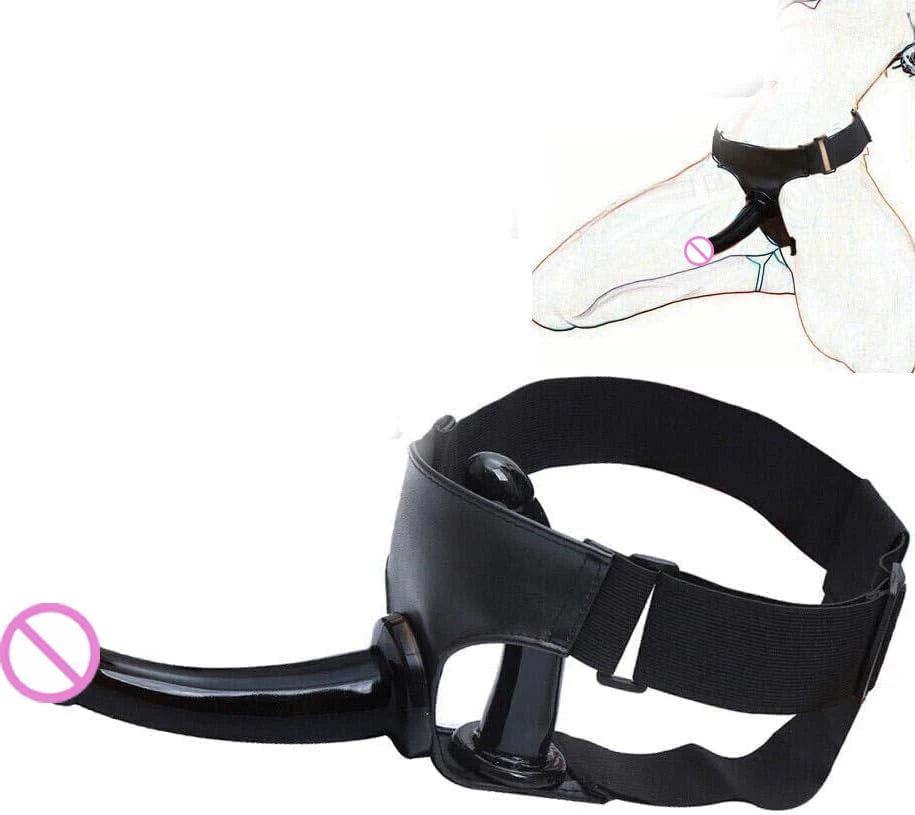 LILUPLAY Lesbian Strapon Harness Double Dildo Strap-On Dildos Women to Men Adult Sex Toy for Couples Belt Pants