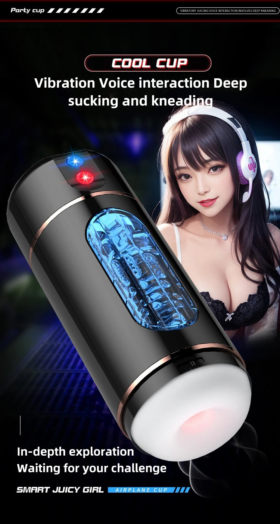 Sex Toy for Men Masturbator Cup Automatic Sucking Male Masturbator Vibration Blowjob Machine Sex Machine Penis Oral Machine