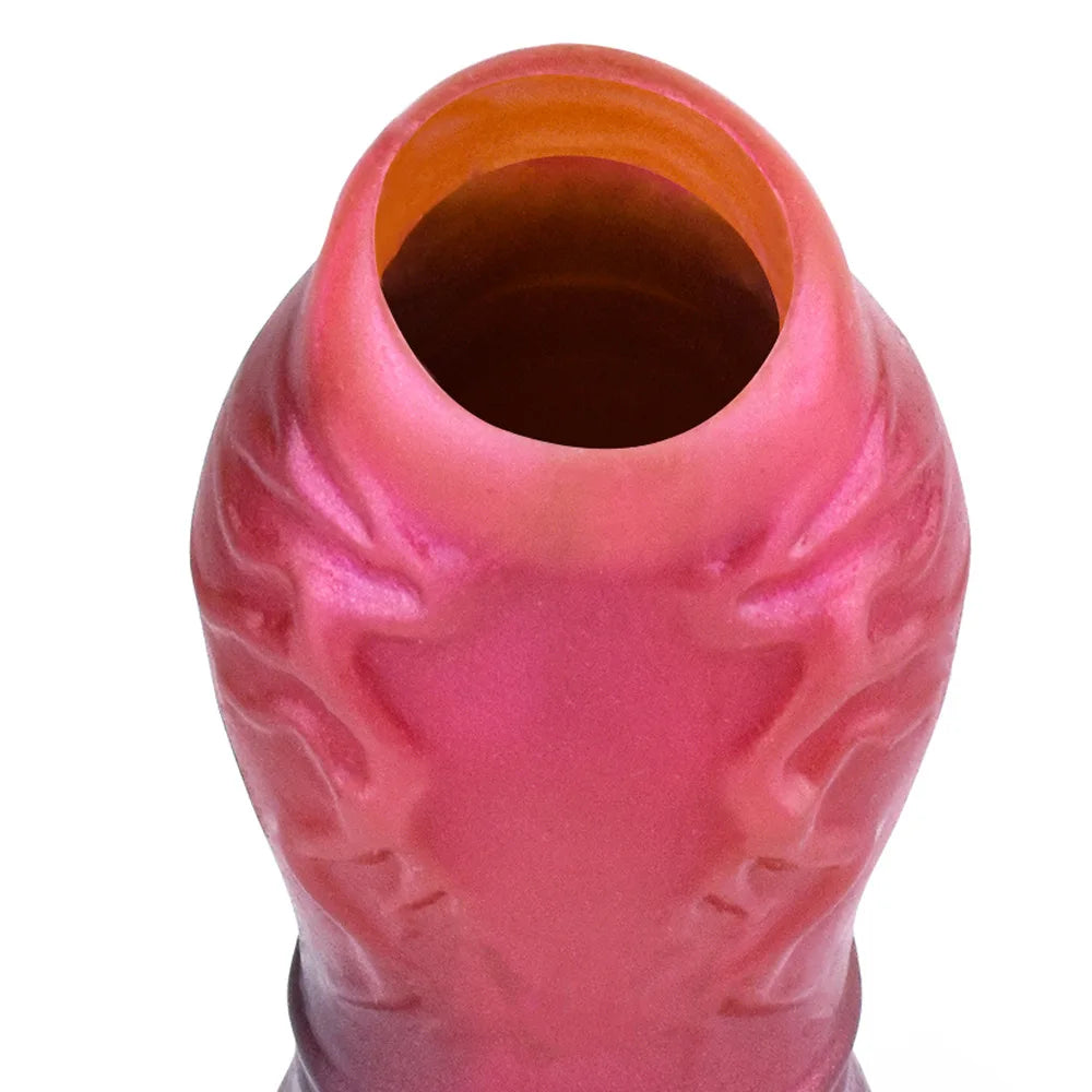 YOCY Silicone Penis Sleeve S,M,L Size Open-ended Animal Dildo Sheath Texture Massager Sex Toy For Men Women