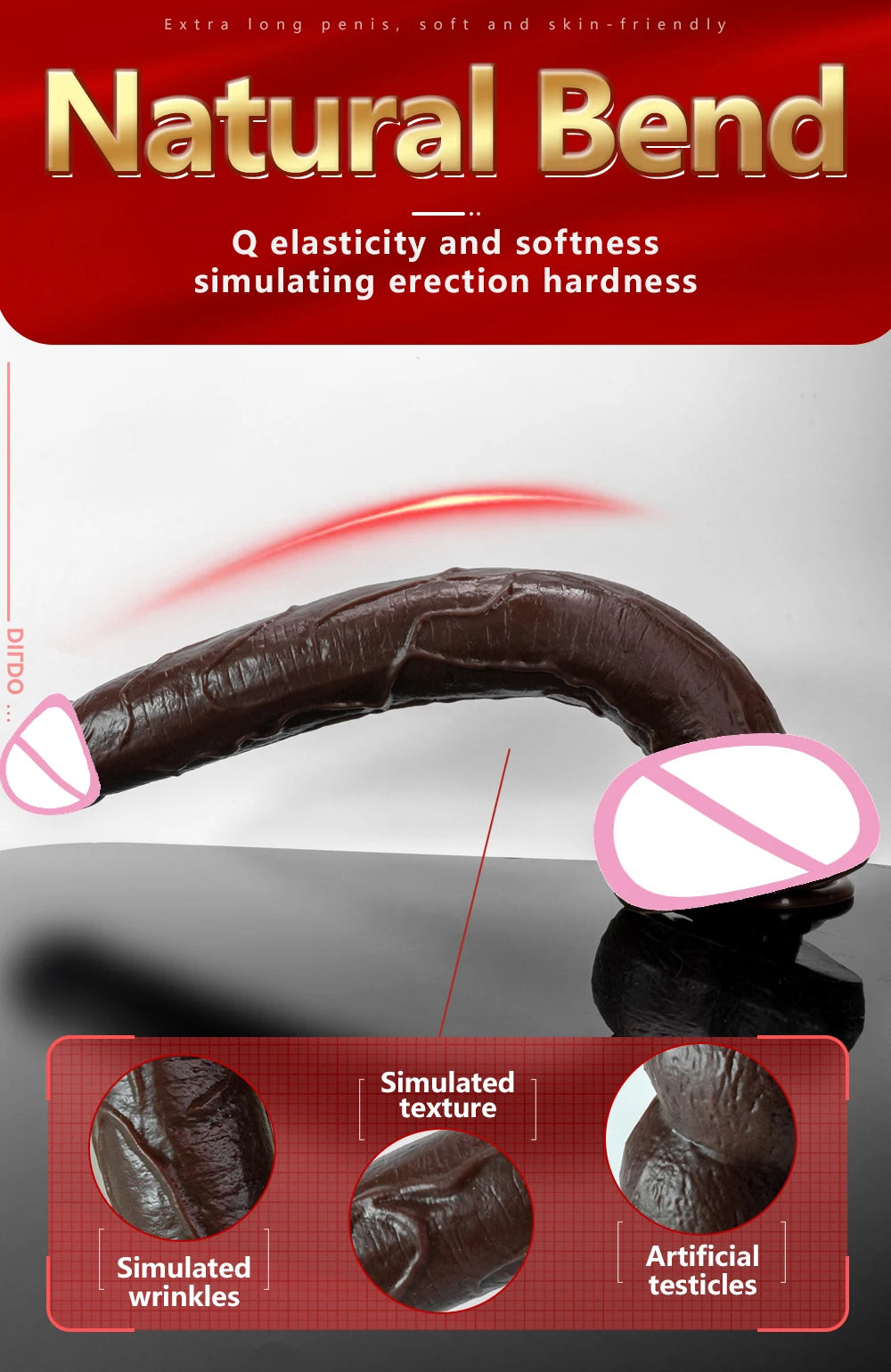 Super Long Huge Long Dildo Big Dildo Vaginal Anal Dilator Sex Toys For Women/ Men Anal Plug Faloimetor For Women Sex shop