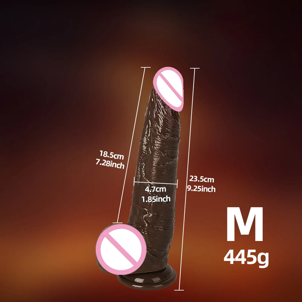 Realistic Dildos for Women Skin Sliding Foreskin Testicles Dildo Anal Vaginal Stimulation Strapon Big Penis Sex Toys for Woman