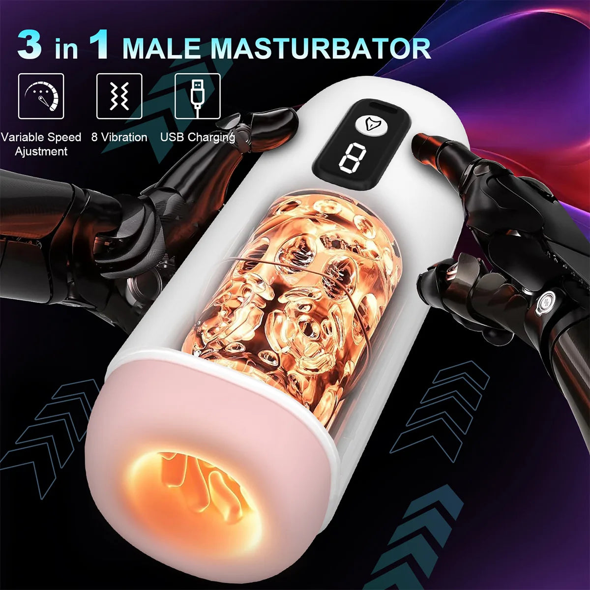 Smart Masturbator Automatic Extra Long Penis Toys for Men Gay Pocket Pussy Vibrator for Men Blowjob Pussies Sex Toy Masturbator