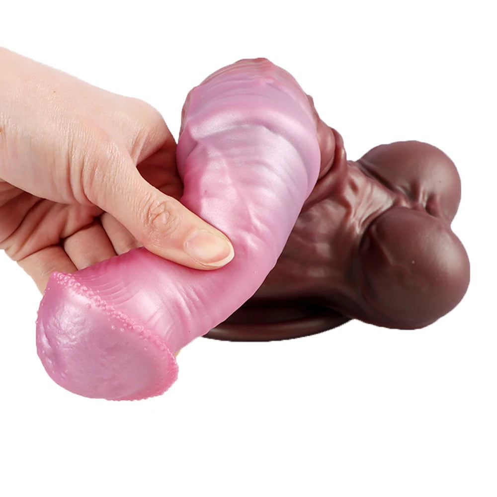 Soft Black Big Realistic Horse Dildo Xxl Animal Long Dildos Toys For Women Adult Toys Sex Toy For Couples Silicone Penis Dick