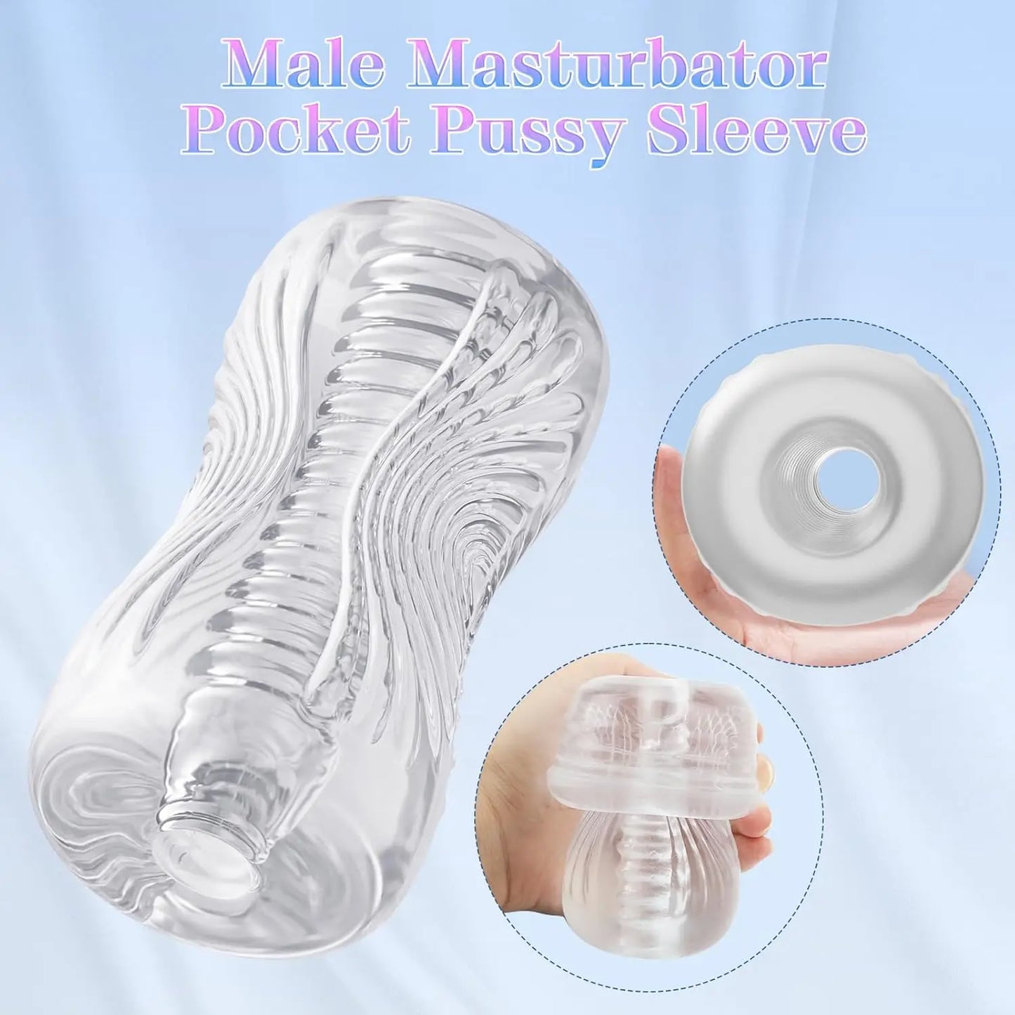 Male Masturbator Cup Sex Toys Adult Sex Toy Pocket Pussy TPE Male Penis Training Sex Toy For Men 3D Realistic Texture Couple 18+
