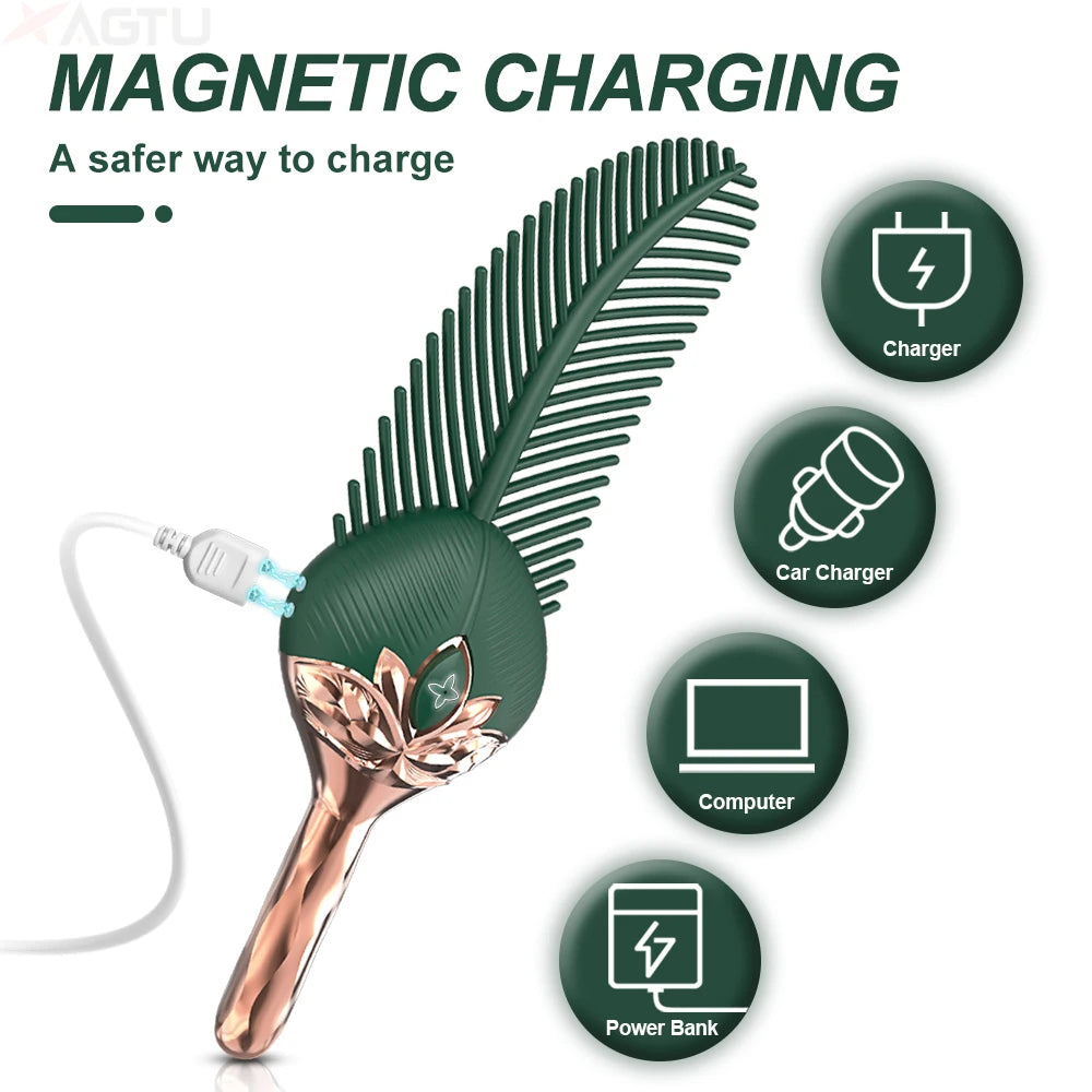 Sex Toy Vibrator for Women Nipple Clitoris Clit Stimulator Body Touch Sex Foreplay Female Masturbation Rechargeable Adults Toy