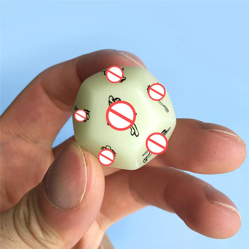 Sex Toys For Couples Women Adult Game Funny Sex Dice 6/12 Sides Romance Love Humour Gambling Erotic Crap Dice Bar Christmas Gift