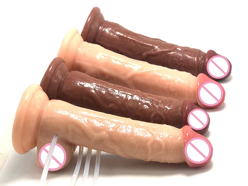 Squirting Ejaculating Dildo for Women Powerful Spray Water Silicone with Suction Cup Penis G-Spot Vagina Adult Sex Toys Big Dick
