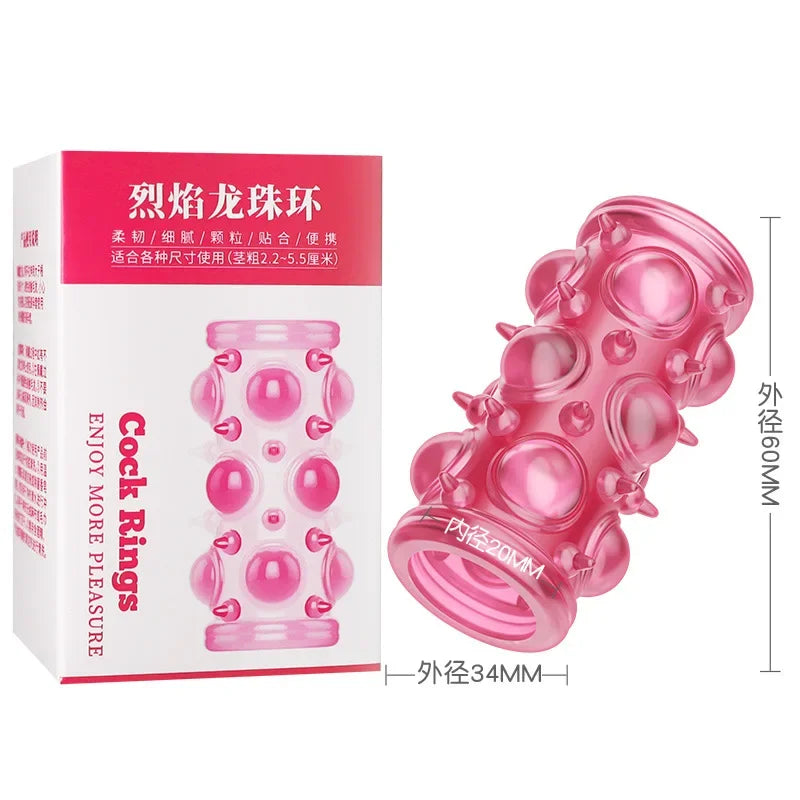 Sex Toys for Men Hyperstimulation Massager Cock Penis Ring Delay Ejaculation Stronger Erection Sex Toys Adult Supplies Cock