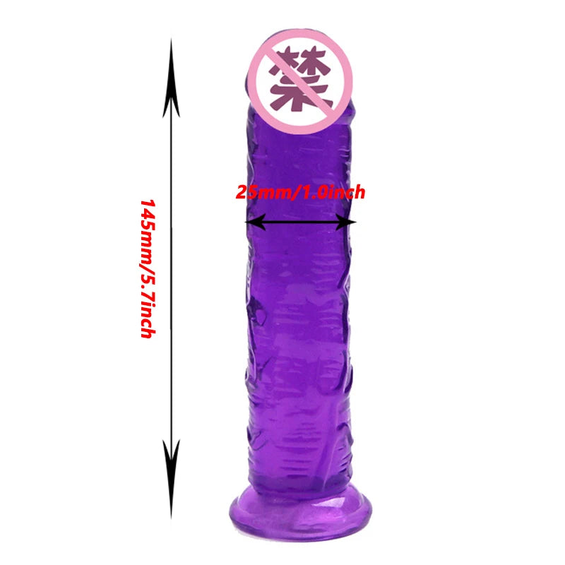 Realistic Dildos For Women Sex Toys Soft Silicone Powerful Suction Cup Curved Penis Vagina G-Spot Masturbators Goods For Adults