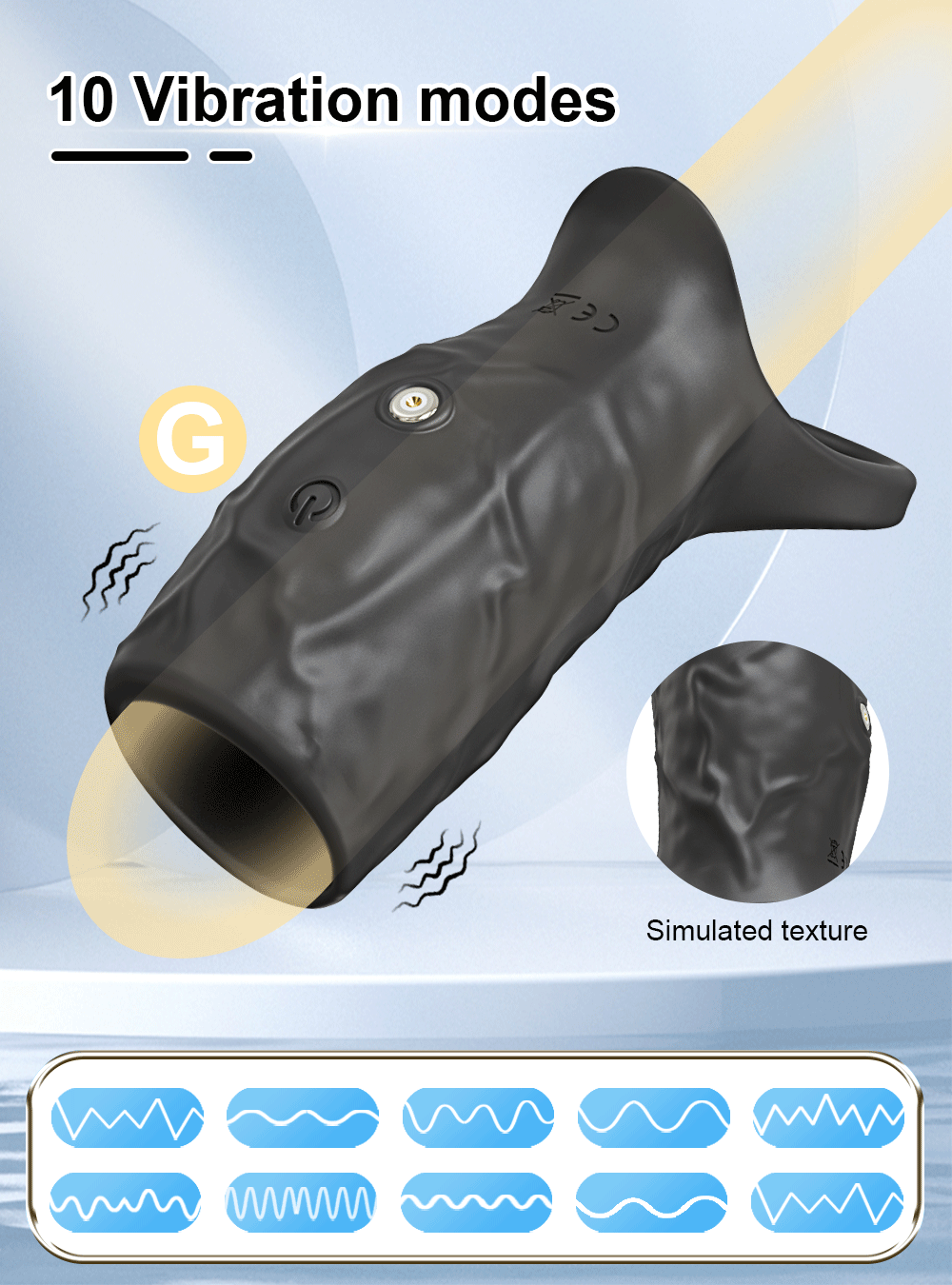 Sex Toys for Men Vibrating Penis Sleeve Cock Ring Female G Spot Stimulate Vibrator Penis Erection Trainer Delay Ejaculation 18+