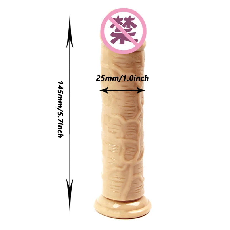 Realistic Dildos For Women Sex Toys Soft Silicone Powerful Suction Cup Curved Penis Vagina G-Spot Masturbators Goods For Adults