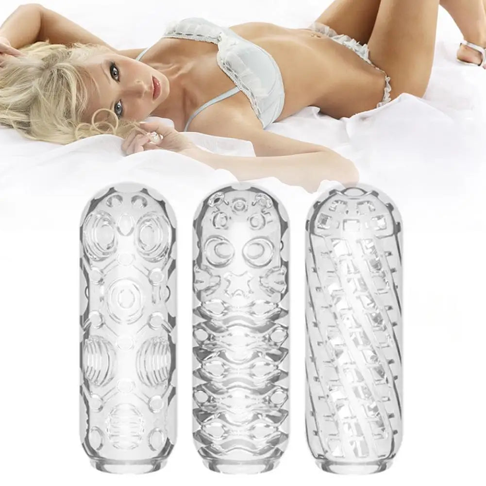 Masturbation Cup for Men Penis Massage Pussy Blowjob Toy Sexy Pocket Vagina Soft Male Exercise Adult Goods 18+