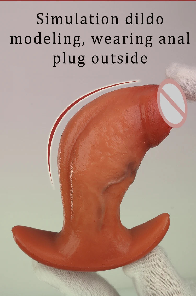 Sex Toys For Men Women Huge Dildo Anus Expansion Silicone Butt Plug Prostate Massager Vagina Big Dick Vibrating Dildo Anal Plug