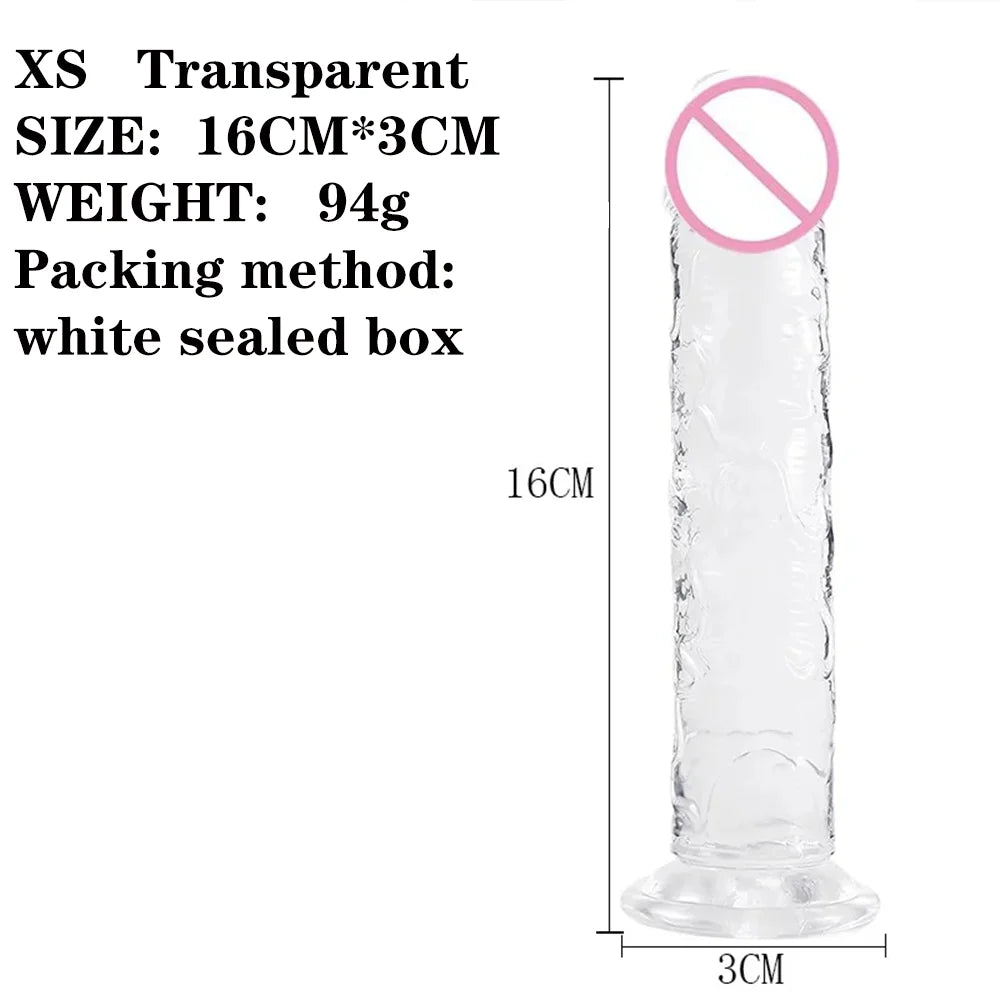 Dildos Sex Toys Adults 18 Sex Toy Soft Dick For Woman TPE Artificial Penis G-spot Simulation Full Size Realistic Anal Dildo Xl