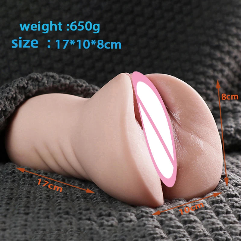 Sex Toys for Men Vagina Male Masturbators Cup Real Pussy Real Vagina Sextoys Silicone Adult Product 3D Realistic Masturbator