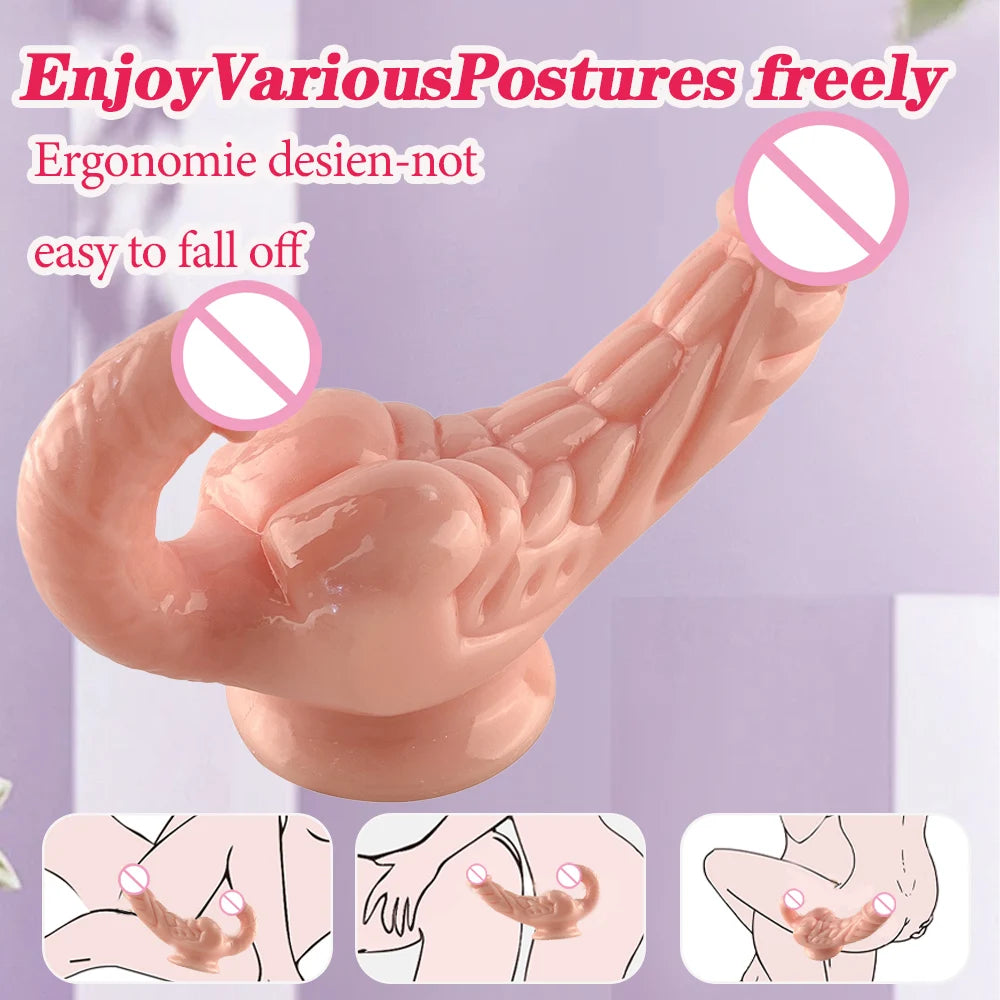 Dildo Double Head Crystal Transparent Insert Vagina and Anus Big Penis with Suction Cup Dick Masturbation Adult Sex toys Shop18+