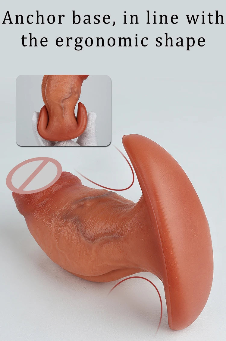 Sex Toys For Men Women Huge Dildo Anus Expansion Silicone Butt Plug Prostate Massager Vagina Big Dick Vibrating Dildo Anal Plug